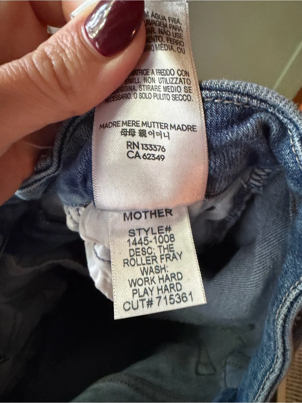 MOTHER Denim Wide-Leg Flare Jeans in Blue Fade
